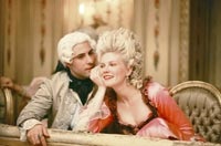 Jason Schwartzman as King Louis XVI, whispering sweet nothings to Marie