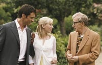Jackman, Johansson, and director Woody Allen, who plays a role
