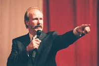 William Hurt plays a born-again preacher with a sinful past