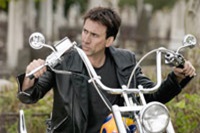 Nicolas Cage as Johnny Blaze, aka Ghost Rider