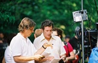 Director Lasse Hallstrom and Richard Gere