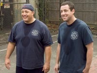 Larry (Kevin James) and Chuck (Adam Sandler) are straight guys who, er, don't play it straight