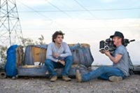 Director Sean Penn films his leading man
