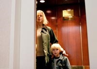 Carol and her son Oliver (Jackson Bond) seek safe haven