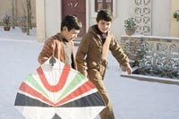 Ahmad Khan Mahmoodzada and Zekiria Ebrahimi as boyhood friends Hassan and Amir