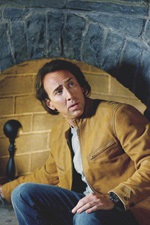 Nicolas Cage as Cris, a man who can see two minutes into the future