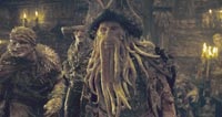 Davy Jones (Bill Nighy) and the crew of The Flying Dutchman
