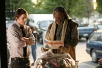 Erik meets a homeless man (Samuel L. Jackson) who may be a former boxing star