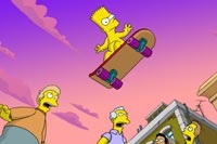 Bart's nude skateboard ride gets him in trouble