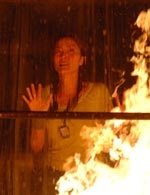 Cassie (Rose Byrne) feels the heat