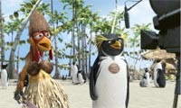 Chicken Joe (Jon Heder) and Cody hit the beach