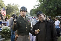 General Patton (Kelsey Grammer) with Malone
