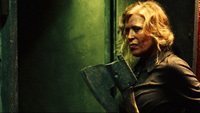 Leslie Easterbrook as Betty, who clearly has an axe to grind