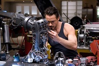 The brilliant inventor Stark at work