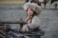 Odnyam Odsuren as the young Temujin