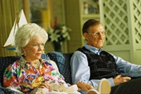 Ellen Burstyn and James Cromwell as Barbara and George H.W. Bush