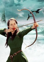 Anna took archery lessons to prep for the role of Susan