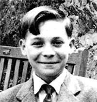 Gresham as a young boy, when he was living with Lewis