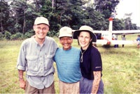 Mart Green and wife Diana with Mincaye
