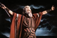 Charlton Heston is the prototypical Moses