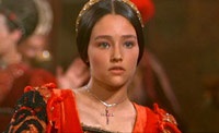 Hussey played Juliet when she was just 15