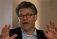 Al Franken is among the many who Merchant interviews