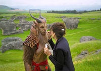 A little touch-up job on one of Narnia's creatures