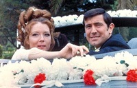 Bond, played here by George Lazenby, was once married to Countess Tracy Di Vicenzo (Diana Rigg)