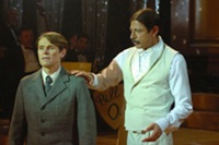 Willem Dafoe (left) as the Nazi commandant who 'adopts' Adam