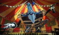 Mr. Bobinsky (Ian McShane) heralds a surprise circus attraction