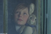 Toby, fuzzy bunny, rainy day, wistful longing