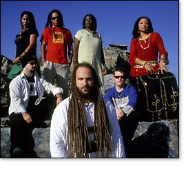 Mark Mohr (front and center) leads his eclectic reggae band Christafari to reach people in the Caribbean for Christ.