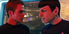 Kirk and Spock in the new film, opening this week