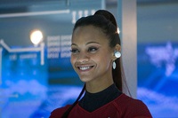 Zoe Saldana as Uhura