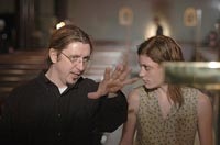 Derrickson on the 'Emily Rose' set