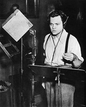 Welles in his radio days