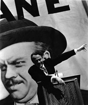 Welles in 'Citizen Kane'