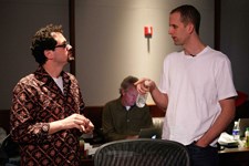 Docter (right) and composer Michael Giacchino