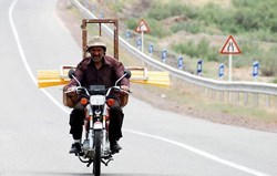 Karim (Reza Naji) finds his big break on his bike