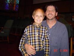 Patrick Doughtie with Tyler in December 04