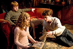 Ron, Hermione, and Harry