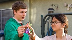 Yi with Michael Cera