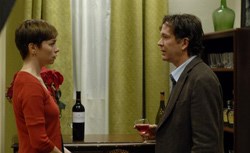 Sara and Professor Adams (Timothy Hutton)