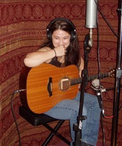 Knapp at Smoakstack Studios in Nashville, from her MySpace page