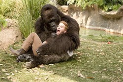 Seth Green (as Craig) gets a gorilla hug