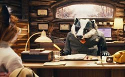 Bill Murray provides the voice of Badger