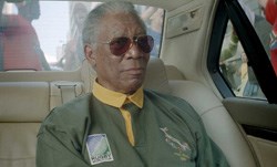 Morgan Freeman as Nelson Mandela