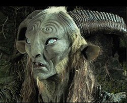 As the Faun in 'Pan's Labyrinth'