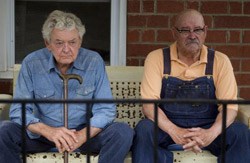 Holbrook and Barry Corbin in a scene from the film