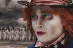 Johnny Depp as The Mad Hatter